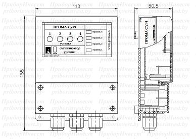 proma-sur4_signalizator_urovnja_gabaritnie_razmeri_by_priborinvest