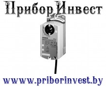 GDB164.1E Привод воздушных заслонок поворотного типа 24 В / DC 0…35 В настраиваемый, 5 Нм, 150 с, 2 переключателя