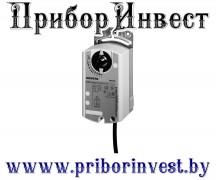 GLB132.1E Привод воздушной заслонки поворотного типа 3-точечное регулирование, 24 В, 10 Нм, 150 с, потенциометр